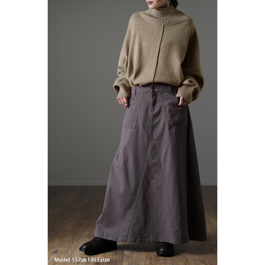 ニット レディース  タートルネック トップス ハイネック セーター ウール タートル 長袖2 | HUG.U | 23