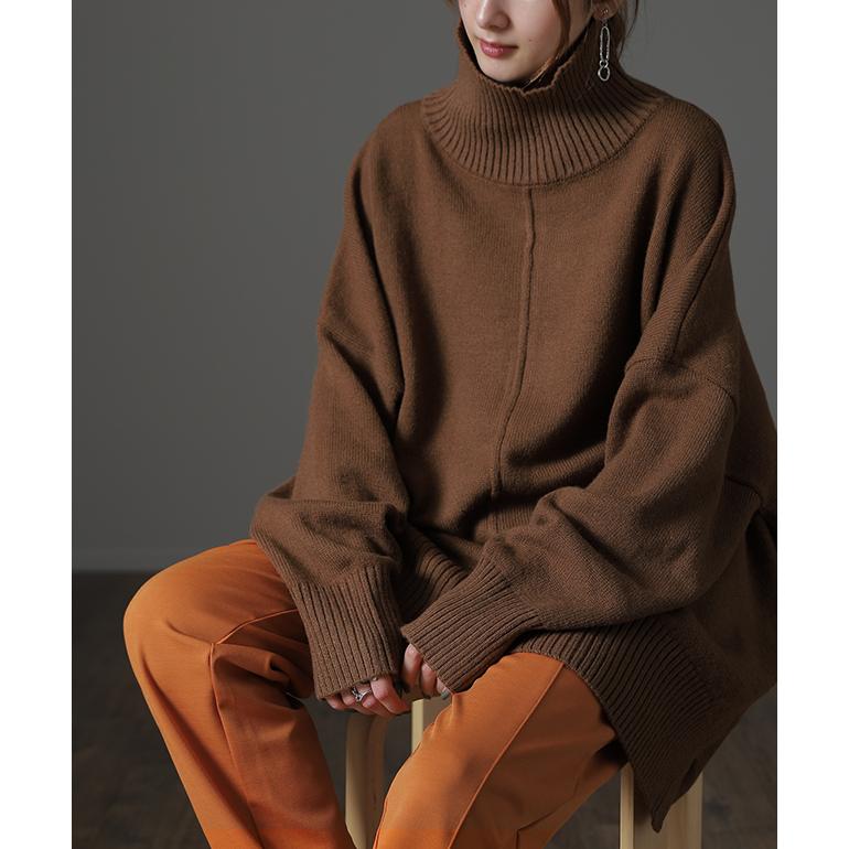 HUG.U（ハグユー） ニット レディース タートルネック トップス