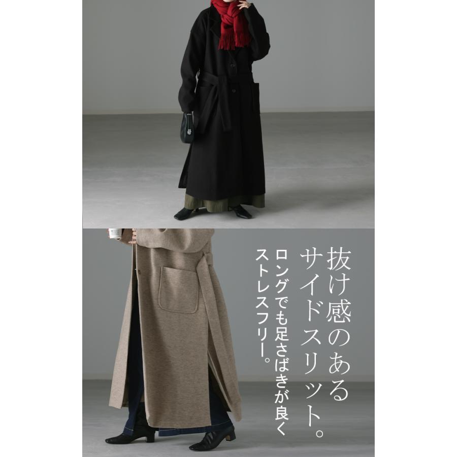 HUG.U チェスターコート レディース ロングコート アウター 黒 HUG.U チェスターコート レディース ロングコート アウター 黒