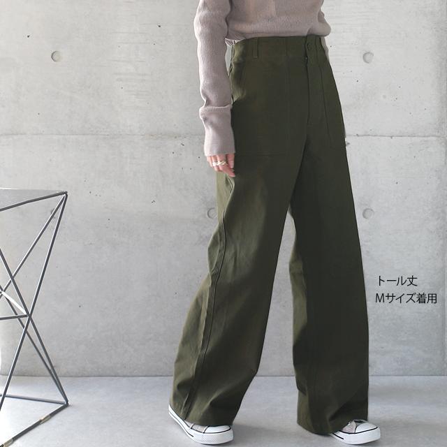 パンツ レディース  ボトムス ベイカーパンツ チノパン ワイドパンツ ワークパンツ | HUG.U | 20