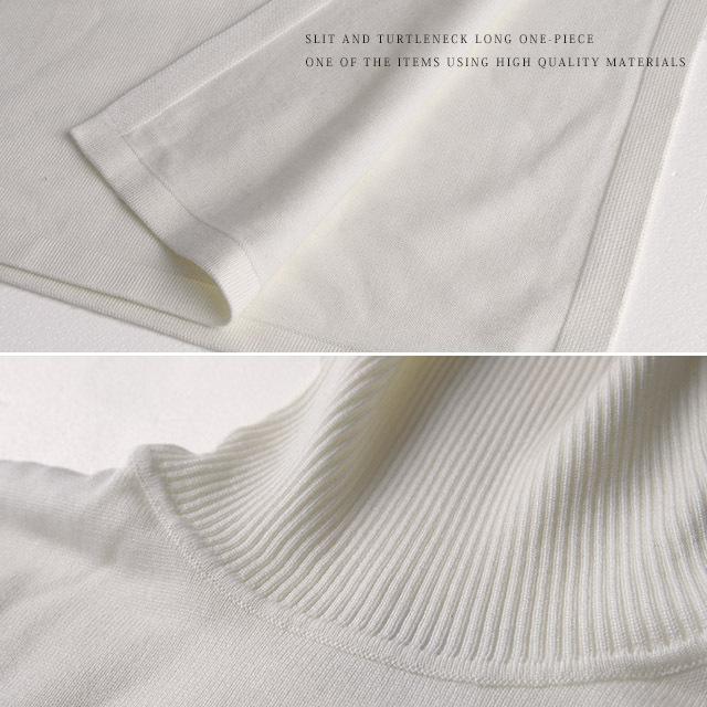 ニットワンピース レディース ワンピース ニット タートルネック ニットワンピ | HUG.U | 21