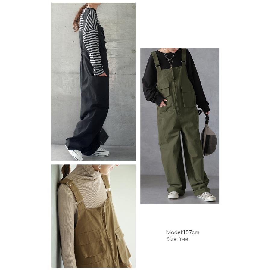 オールインワン レディース  サロペット 大きいサイズ オーバーオール | HUG.U | 20