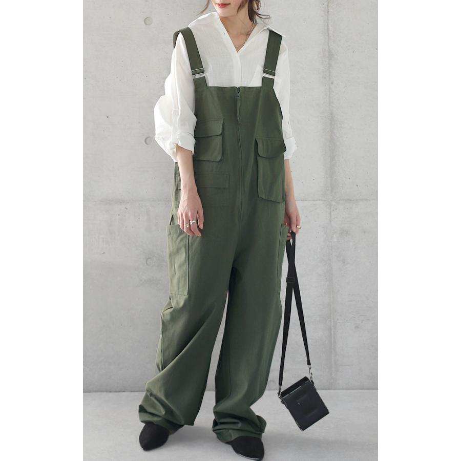 オールインワン レディース  サロペット 大きいサイズ オーバーオール | HUG.U | 21