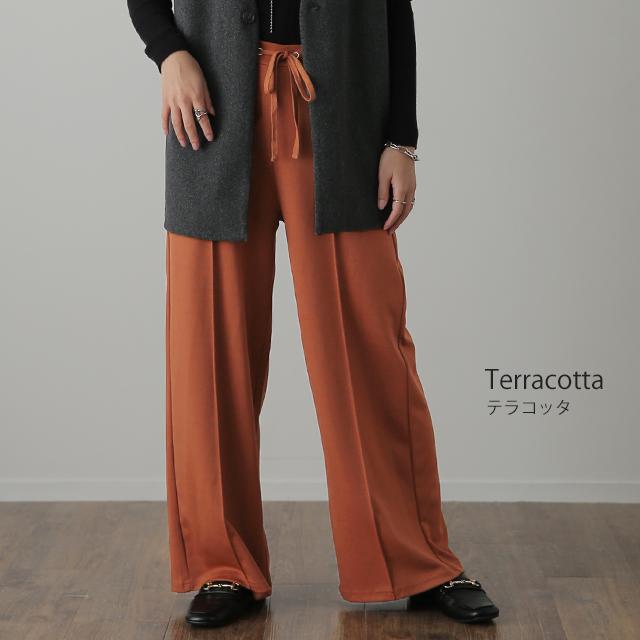 パンツ レディース ボトムス ワイドパンツ イージーパンツ ワイドパンツルック | HUG.U | 19