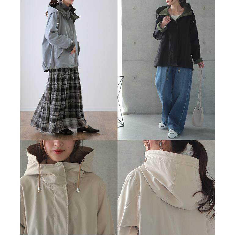 マウンテンパーカー レディース 送料無料 アウター リバーシブル パーカー ジャケット | HUG.U | 15