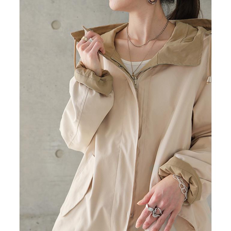 マウンテンパーカー レディース 送料無料 アウター リバーシブル パーカー ジャケット | HUG.U | 09