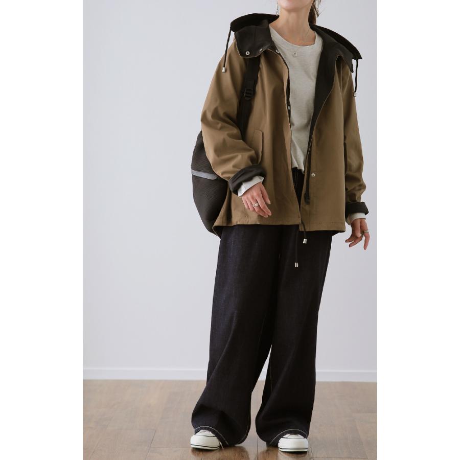 マウンテンパーカー レディース 送料無料 アウター リバーシブル パーカー ジャケット | HUG.U | 13