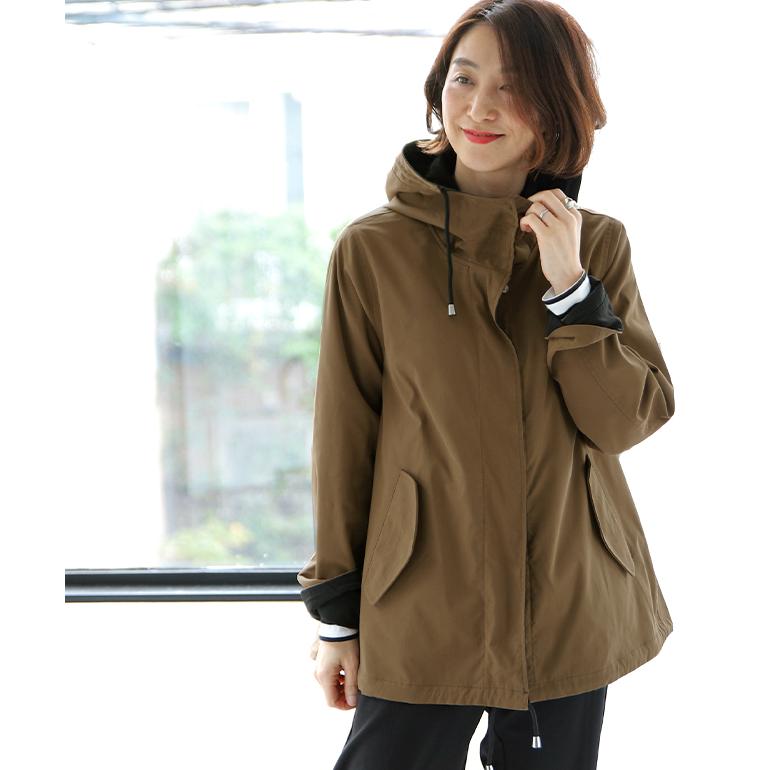 マウンテンパーカー レディース アウター リバーシブル パーカー ジャケット 大人MUSE | HUG.U | 17