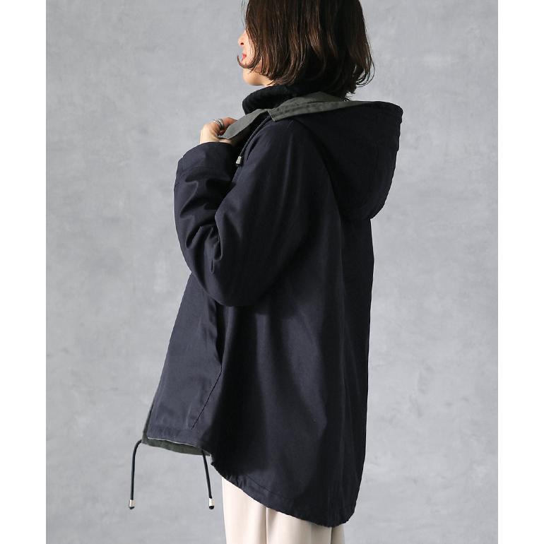 マウンテンパーカー レディース アウター リバーシブル パーカー ジャケット 大人MUSE | HUG.U | 19