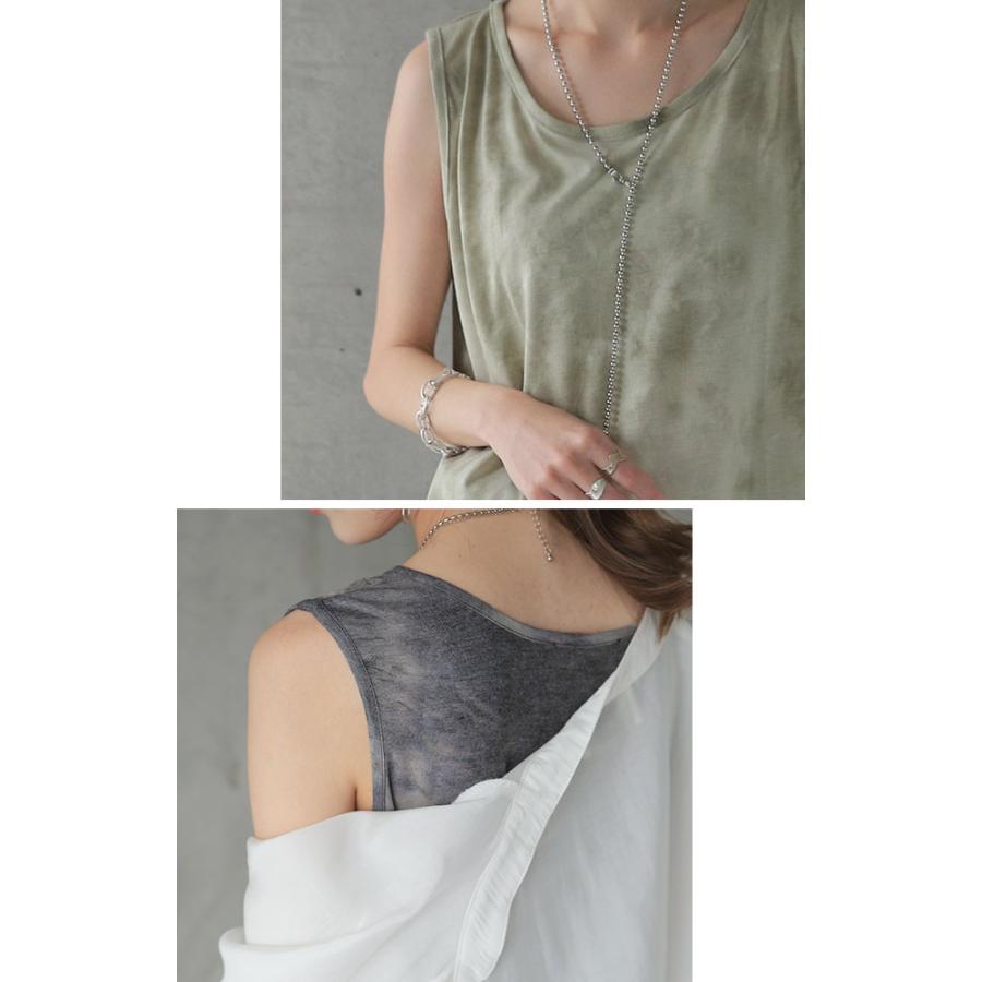 タンクトップ  レディース タイダイ柄 ノースリーブ レイヤード インナー | HUG.U | 13