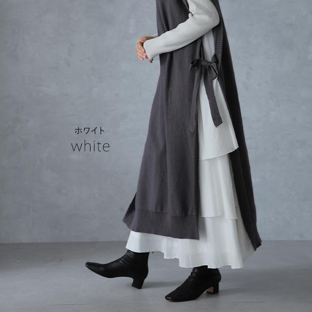 ワンピース ロング レディース ロングワンピース ぺチワンピ ロングワンピ ペチコート ティアード | HUG.U | 11