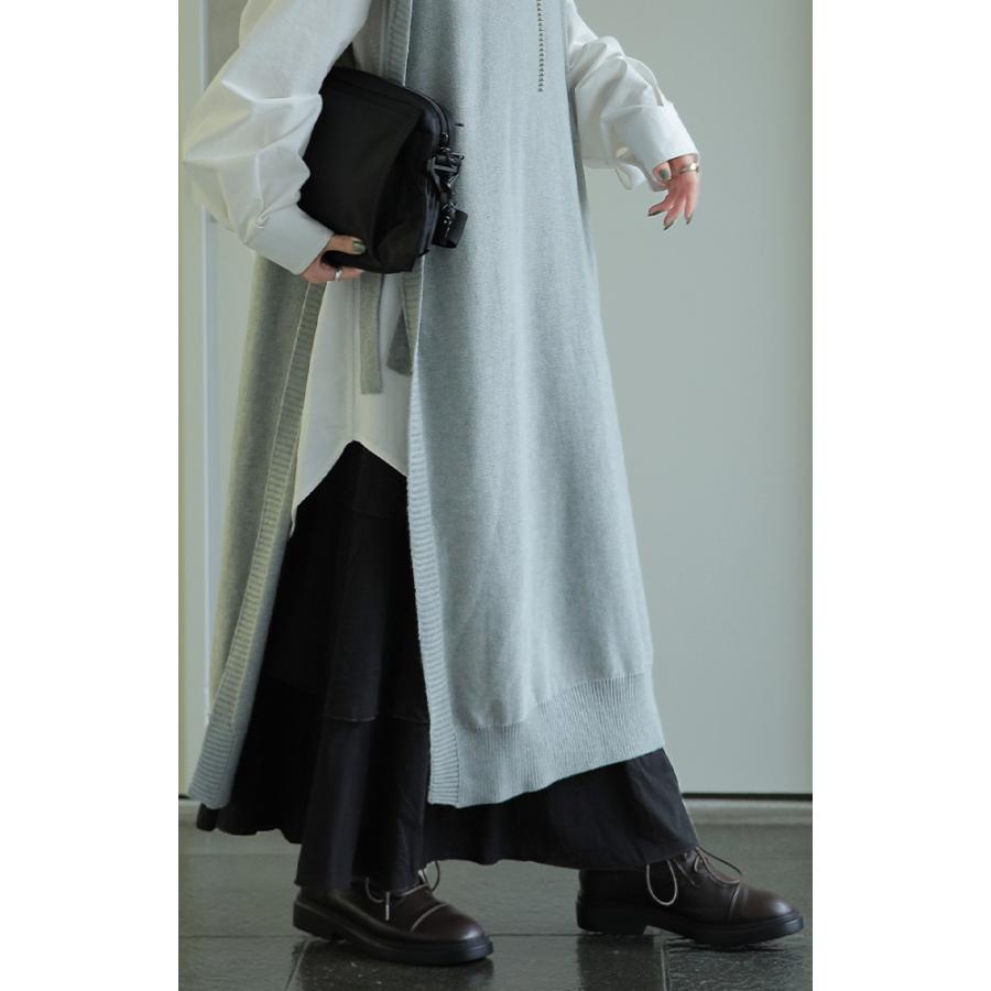 ワンピース ロング レディース ロングワンピース ぺチワンピ ロングワンピ ペチコート ティアード | HUG.U | 04