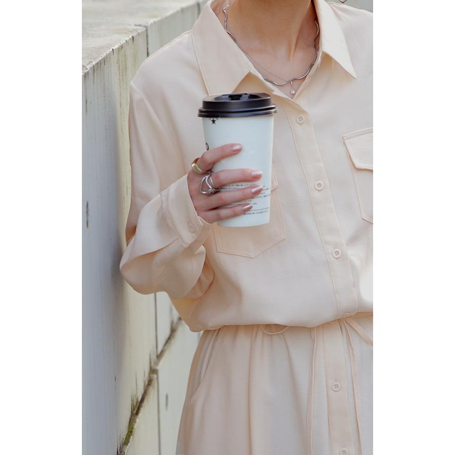 ワンピース レディース 長袖 ロングワンピース シャツワンピース マキシワンピース タイムセールSW | HUG.U | 18