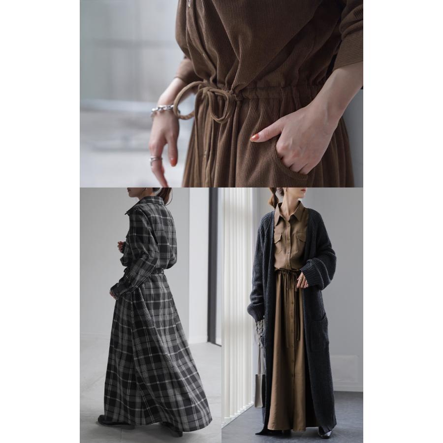 ワンピース レディース 長袖 ロングワンピース シャツワンピース マキシワンピース タイムセールSW | HUG.U | 22