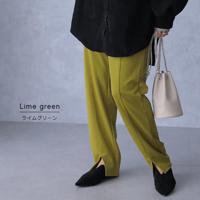 パンツ レディース ボトムス イージーパンツ ストレートパンツ ウエストゴム きれいめ シンプル ロング ジャージ | HUG.U | 29