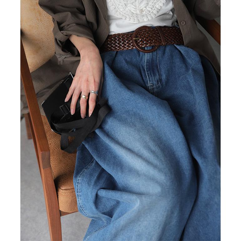 パンツ デニム レディース デニムパンツ 体型カバー ジーンズ ボーイフレンド | HUG.U | 14