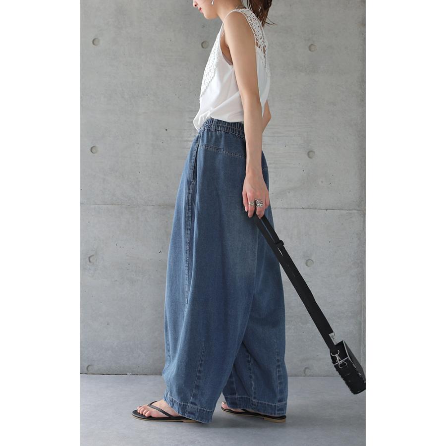 パンツ デニム レディース デニムパンツ 体型カバー ジーンズ ボーイフレンド | HUG.U | 03