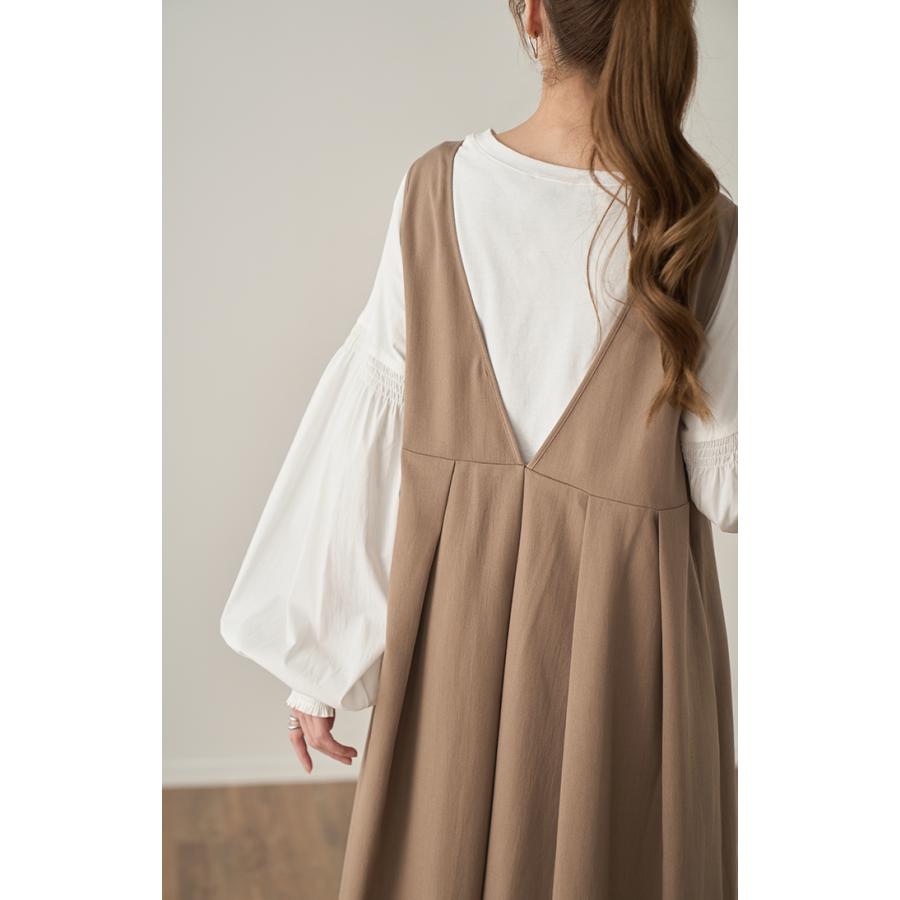 ワンピース ロング ロングワンピース ノースリーブ ジャンパースカート | HUG.U | 22