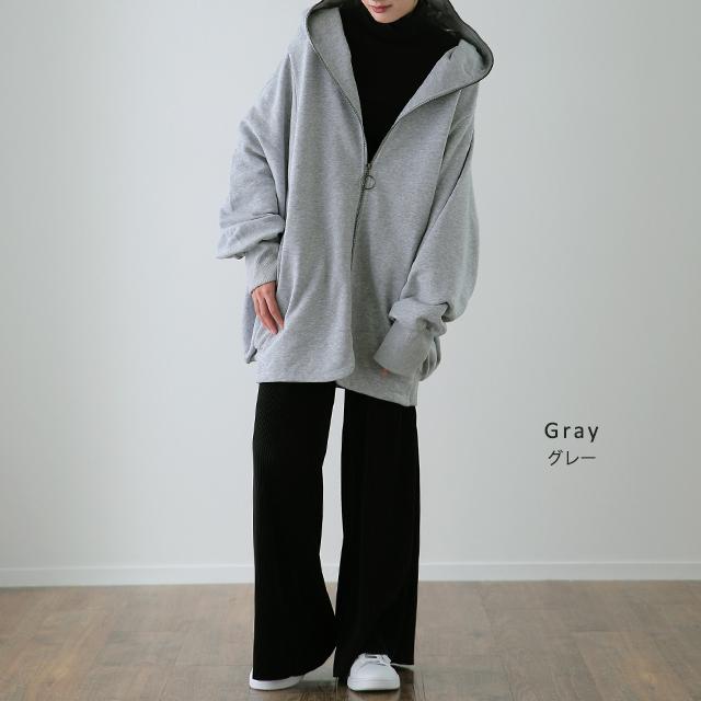 パーカー トップス レディース アウター ドルマン ライトアウター トレーナー | HUG.U | 18