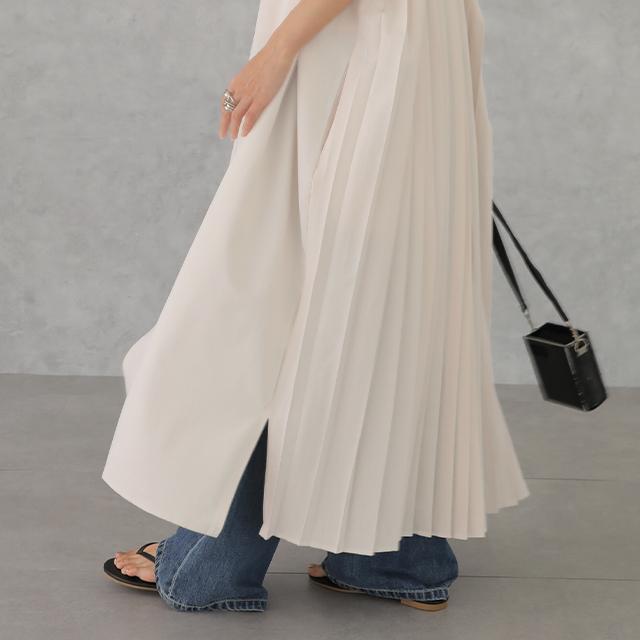 ワンピース レディース ロング シャツワンピース ロングワンピース 黒 半袖 | HUG.U | 17