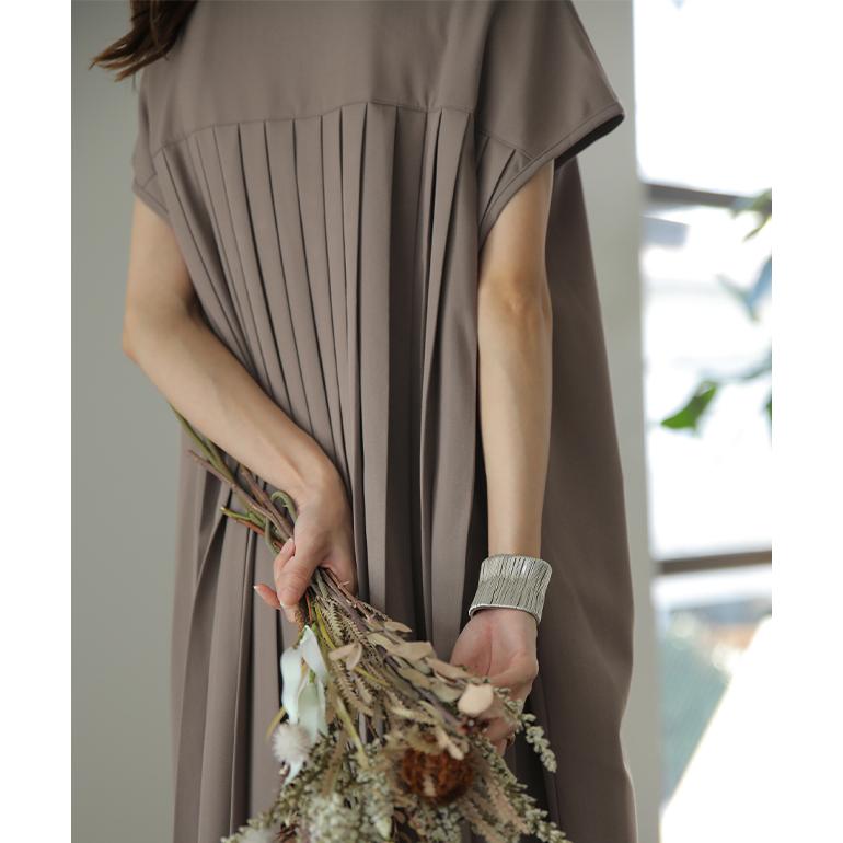 ワンピース レディース ロング シャツワンピース ロングワンピース 黒 半袖 | HUG.U | 10