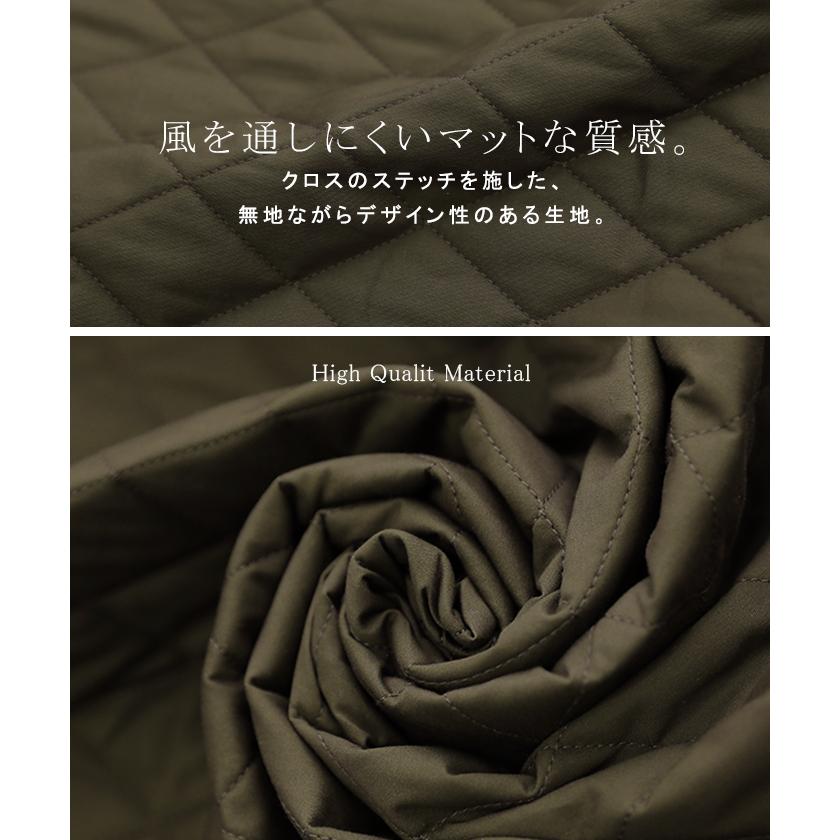 ロングコート キルティング レディース アウター 中綿 コート | HUG.U | 16