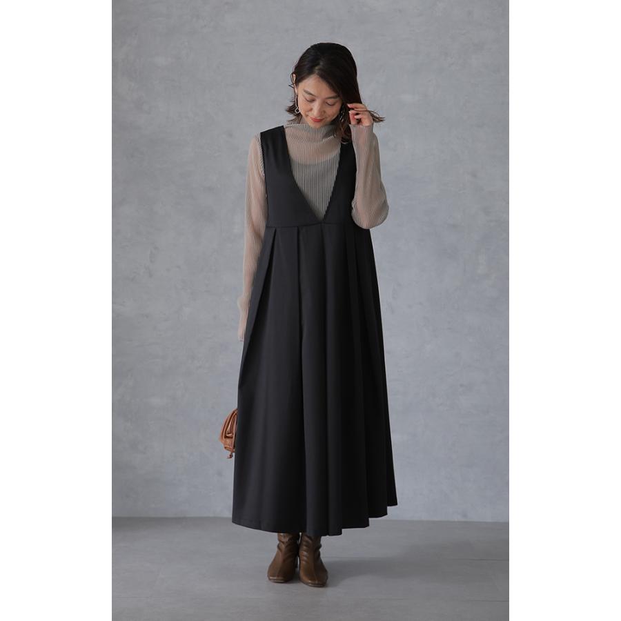 タートルネック 透け トップス ラメ ハイネック 長袖 きれいめ 大人MUSE | HUG.U | 16