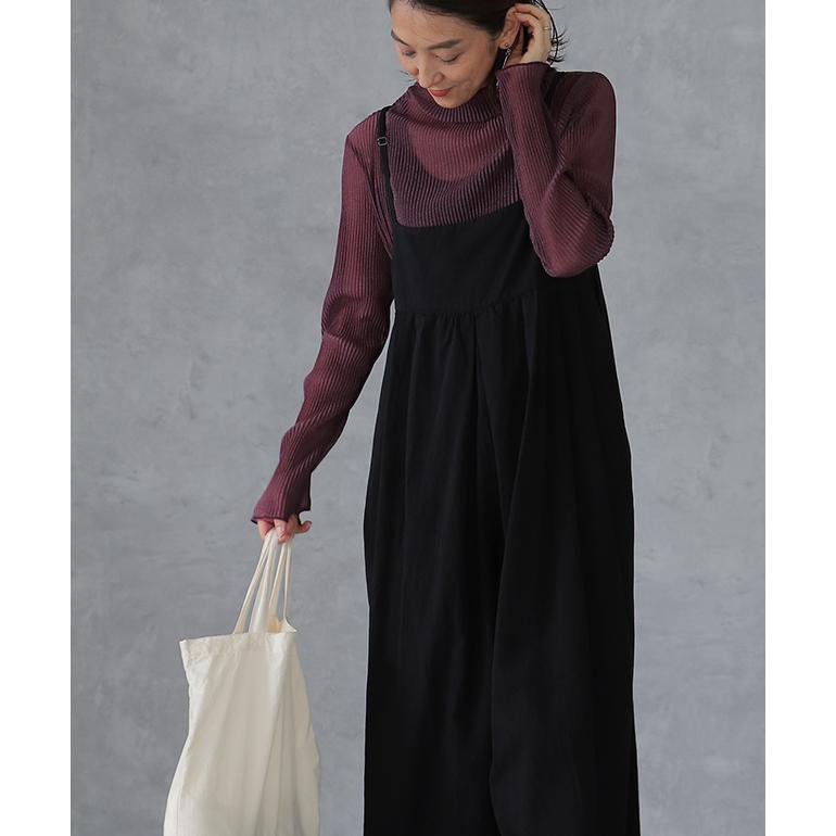 タートルネック 透け トップス ラメ ハイネック 長袖 きれいめ 大人MUSE | HUG.U | 12