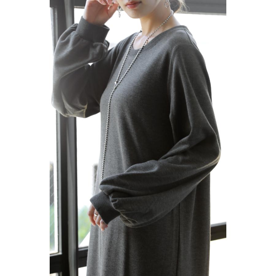 ワンピース レディース マーメイド 長袖 ワンピ 黒 ロングワンピース Aライン ロング | HUG.U | 08