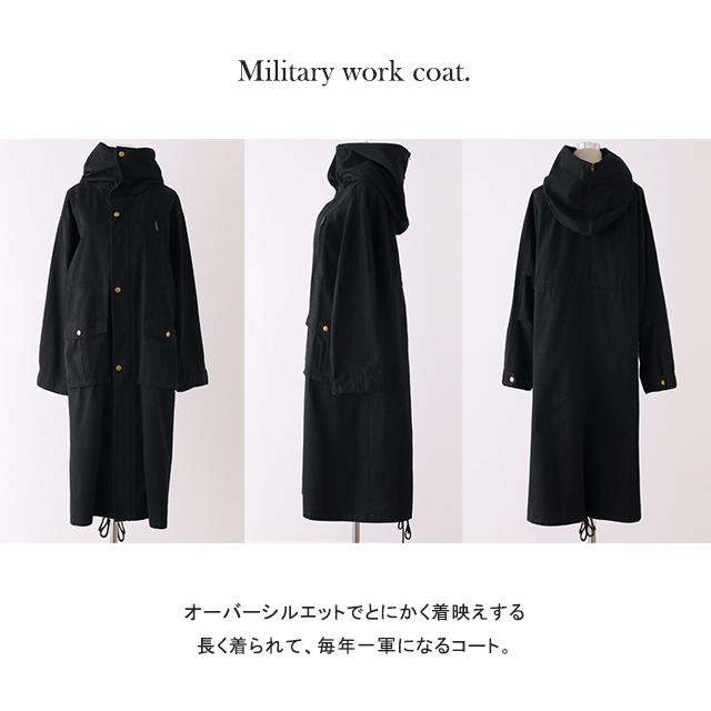 アウター コート ロングコート マウンテンパーカー ロング ミリタリーコート コーデ | HUG.U | 22