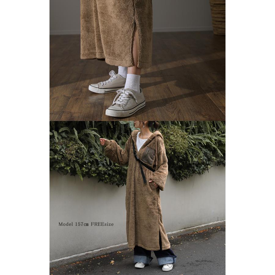 HUG.U ワンピース ロング 長袖 レディース 着る毛布 ボア ロング HUG.U ワンピース ロング 長袖 レディース 着る毛布 ボア ロング