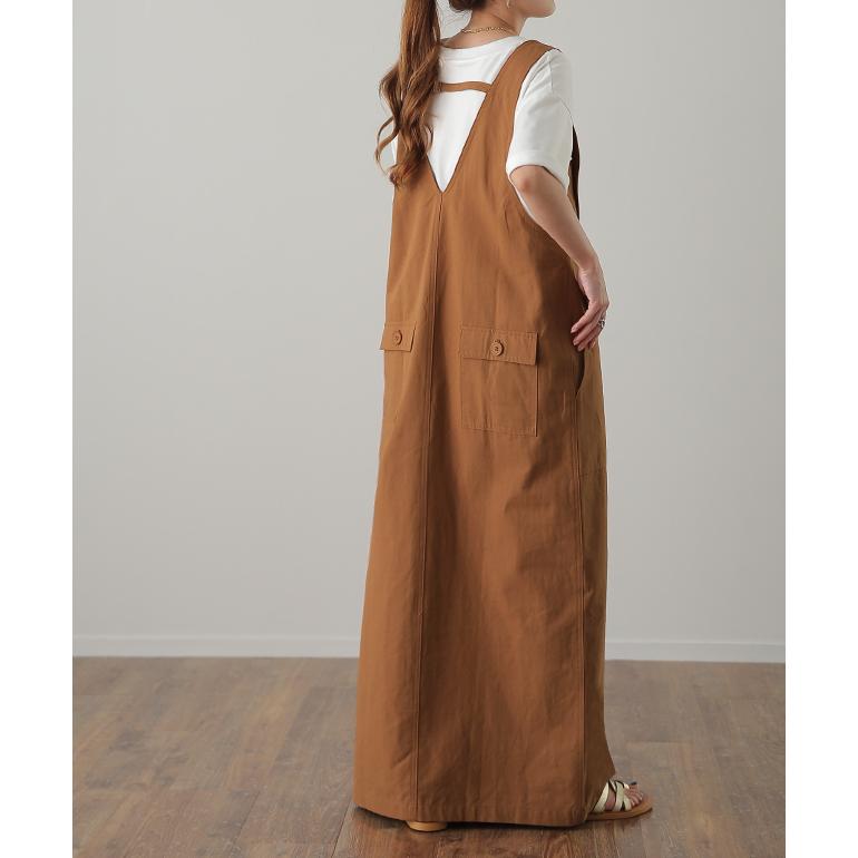 サロペット スカート レディース ジャンパースカート 無地 オールインワン | HUG.U | 12