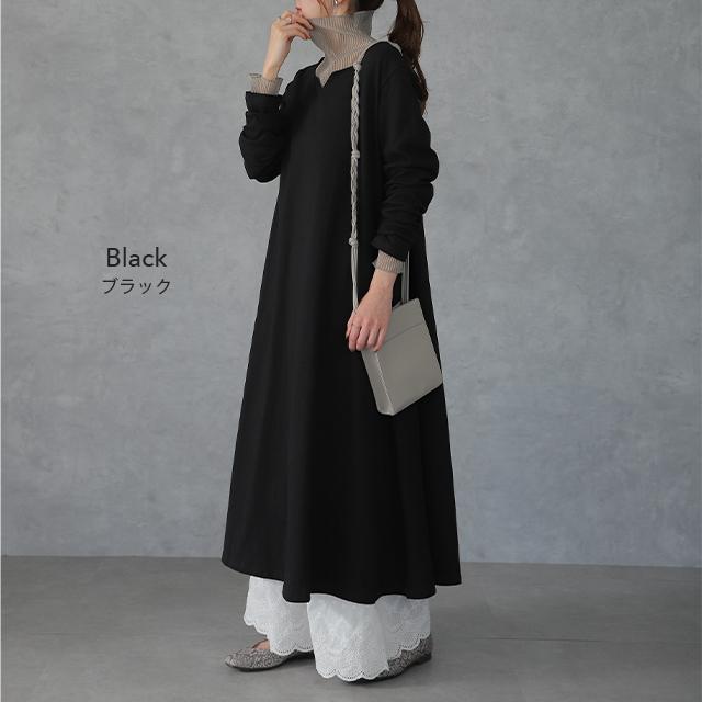 ワンピース ロングワンピース レディース ワンピ ルームウエア 体型カバー | HUG.U | 17