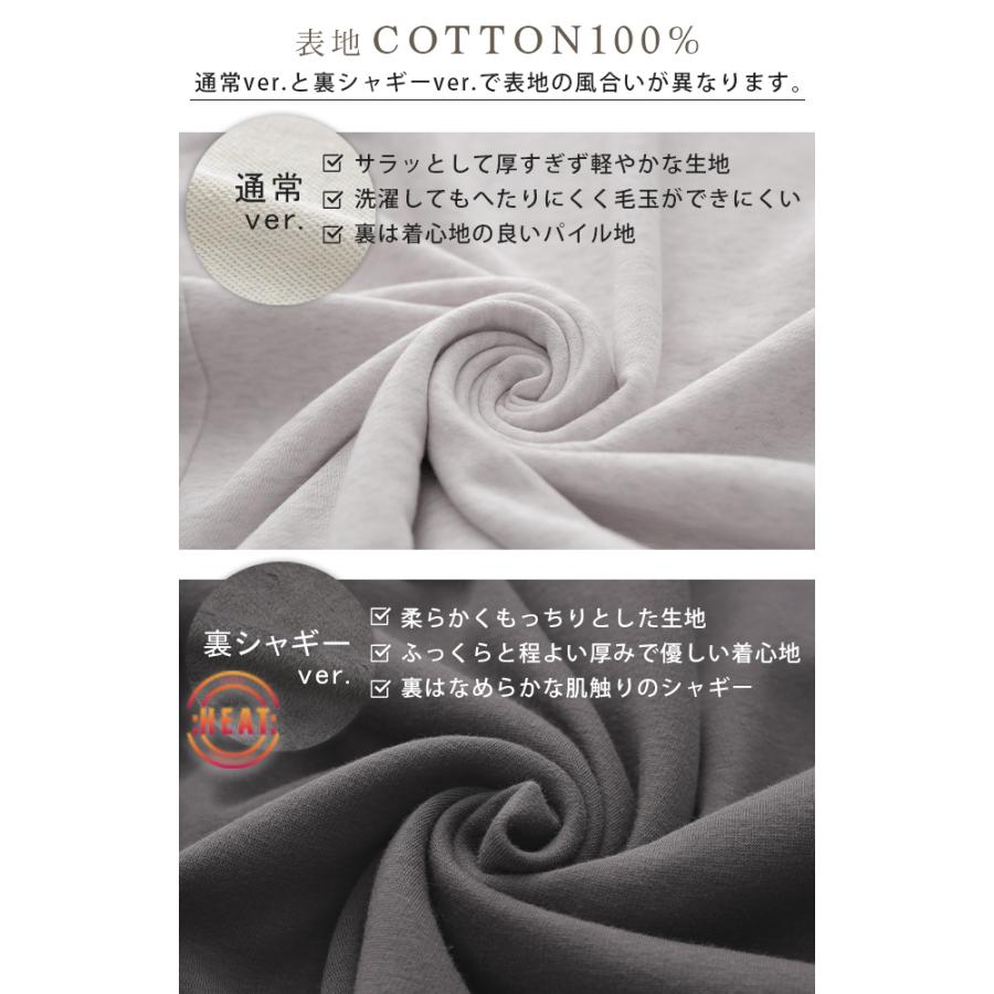 トレーナー レディース トップス スウェット お尻が隠れる 長袖 | HUG.U | 22