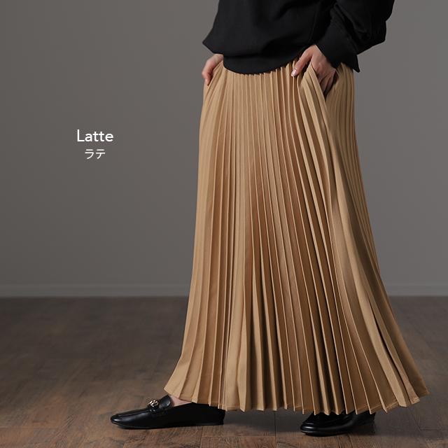 SALE ロングスカート プリーツ スカート レディース ボトムス ロング 大きいサイズ | HUG.U | 15