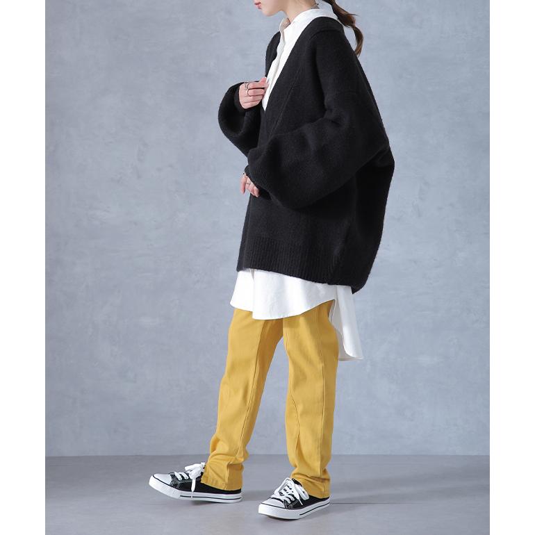 ニット レイヤード レディース トップス セーター Vネック 無地 きれいめ | HUG.U | 17