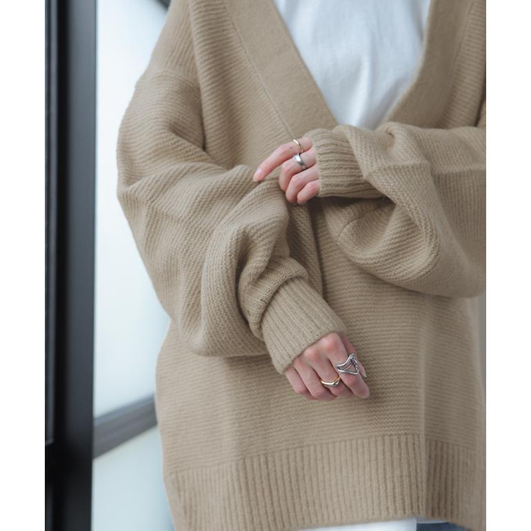 ニット レイヤード レディース トップス セーター Vネック 無地 きれいめ | HUG.U | 11