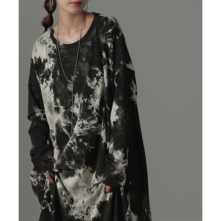 ワンピース レディース  ロングワンピース タイダイ柄 マキシワンピース | HUG.U | 17