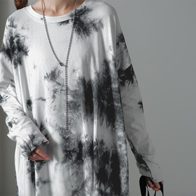 ワンピース レディース  ロングワンピース タイダイ柄 マキシワンピース | HUG.U | 20