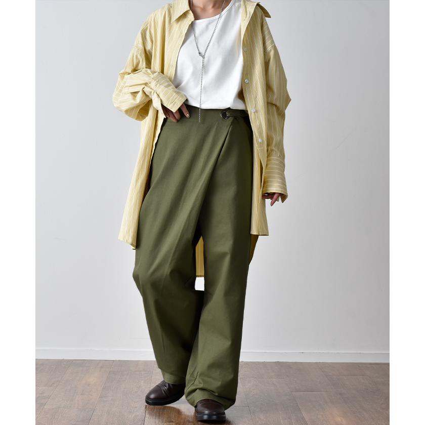 HUG.U（ハグユー） パンツ レディース カーゴパンツ 綿100% チノパン