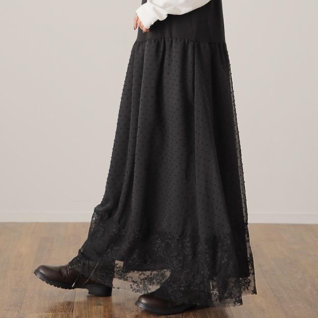 ワンピース ペチコート レイヤード チュール レース ペチワンピ キャミソール キャミワンピース インナー レディース | HUG.U | 14