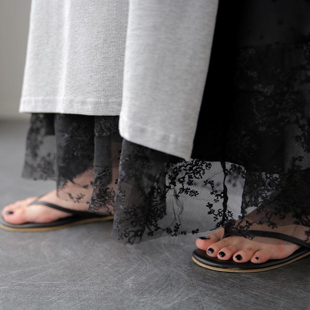 ワンピース ペチコート レイヤード チュール レース ペチワンピ キャミソール キャミワンピース インナー レディース | HUG.U | 14