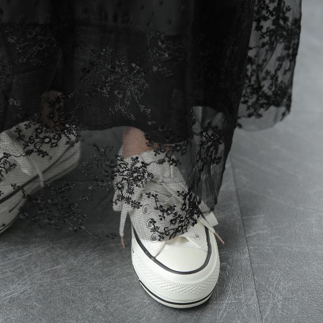 ワンピース ペチコート レイヤード チュール レース ペチワンピ キャミソール キャミワンピース インナー レディース | HUG.U | 07