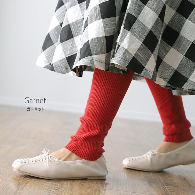 ニットレギンス レディース 綿 10分丈 インナー リブニット スパッツ 防寒 ニットパンツ 無地 | HUG.U | 14