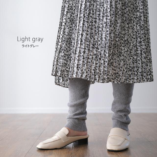 ニットレギンス レディース 綿 10分丈 インナー リブニット スパッツ 防寒 ニットパンツ 無地 | HUG.U | 16