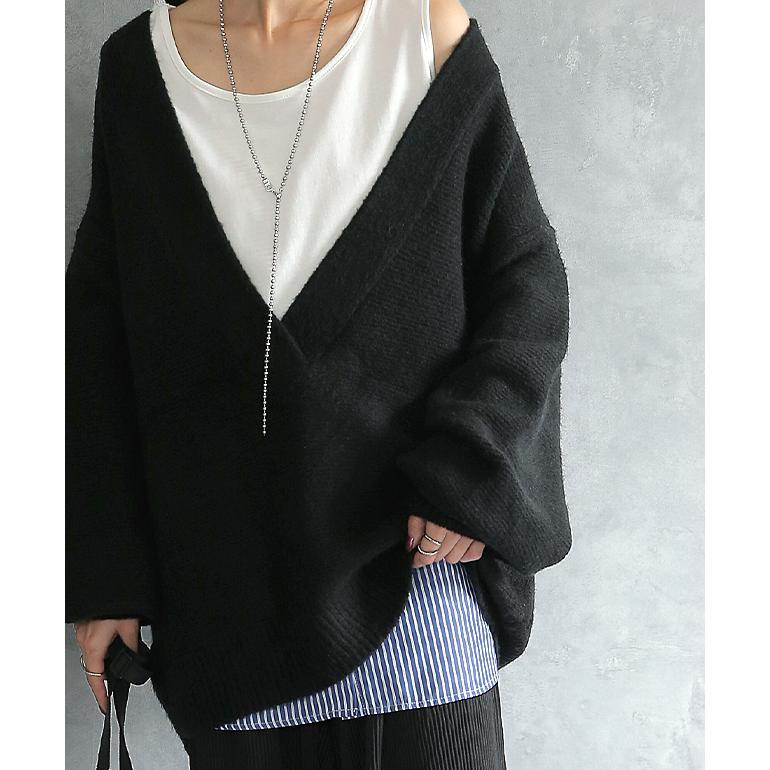 タンクトップ レディース シャツ レイヤード トップス ストライプ 付け裾 お尻が隠れる | HUG.U | 06