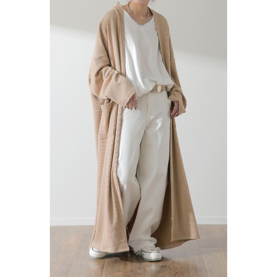 HUG.U カーディガン レディース ロングカーディガン オーバー
