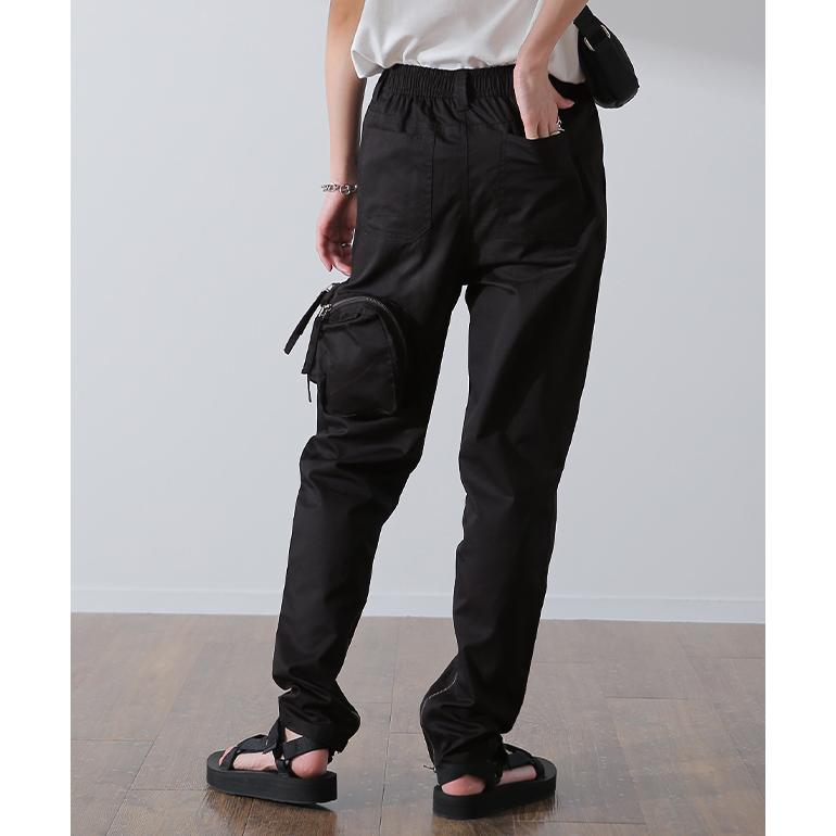 パンツ レディース 綿 カーゴパンツ ボトムス チノパン ポケット スキニー カーゴ ズボン ミリタリー | HUG.U | 22