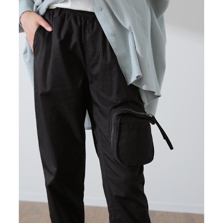 パンツ レディース 綿 カーゴパンツ ボトムス チノパン ポケット スキニー カーゴ ズボン ミリタリー | HUG.U | 06