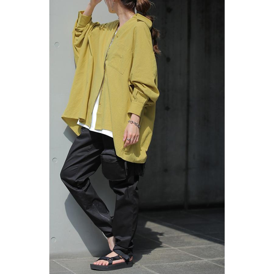 シャツ 綿100% レディース トップス オーバーシルエット 彼シャツ チュニック | HUG.U | 24